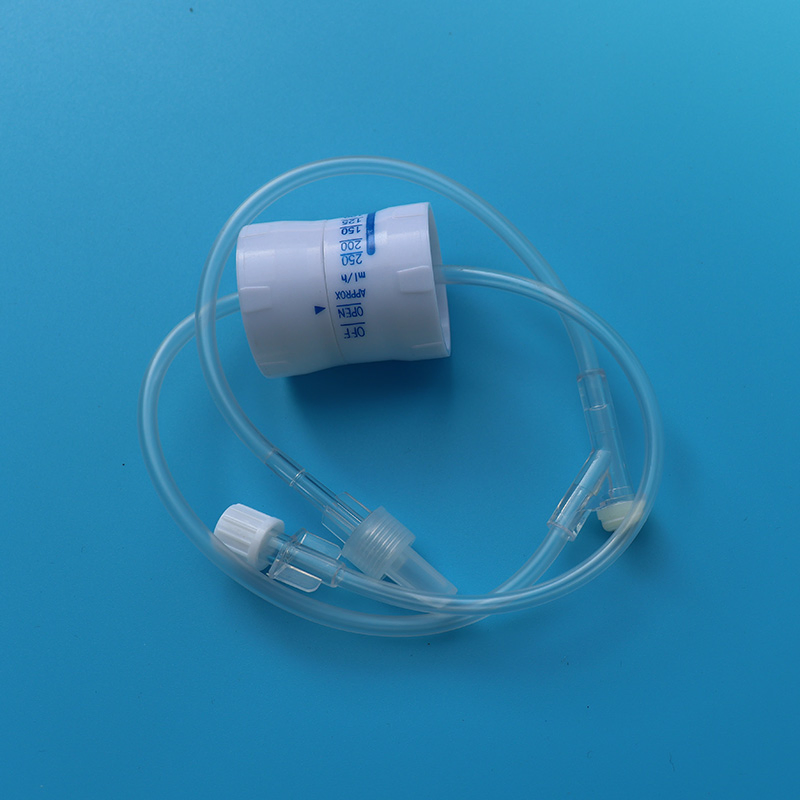 Productos médicos juego desechable de extensión de tubo IV regulador de flujo conjunto de infusión