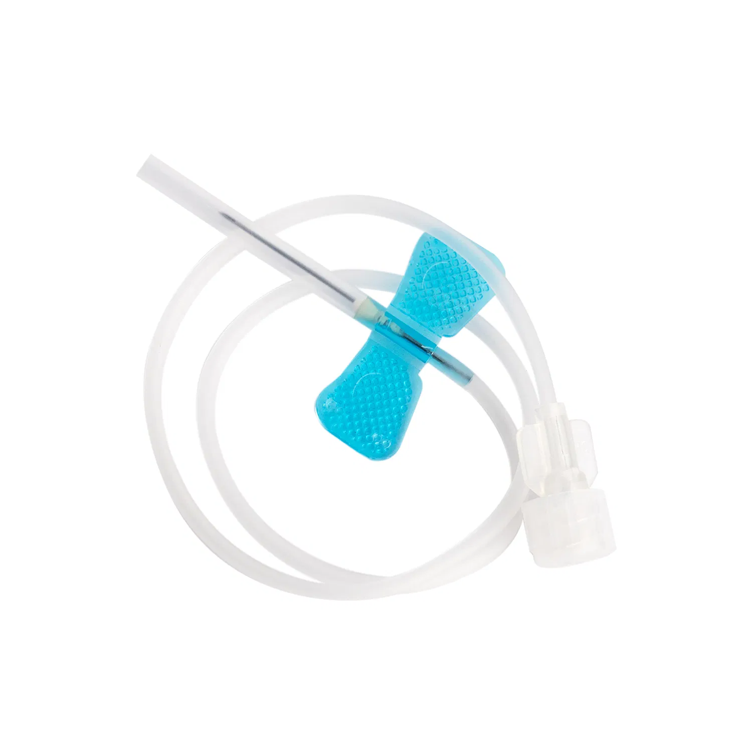 Aguja de cuero cabelludo médica desechable en paquete individual estéril con punta roma 27g 30g conjunto de infusión de vena del cuero cabelludo