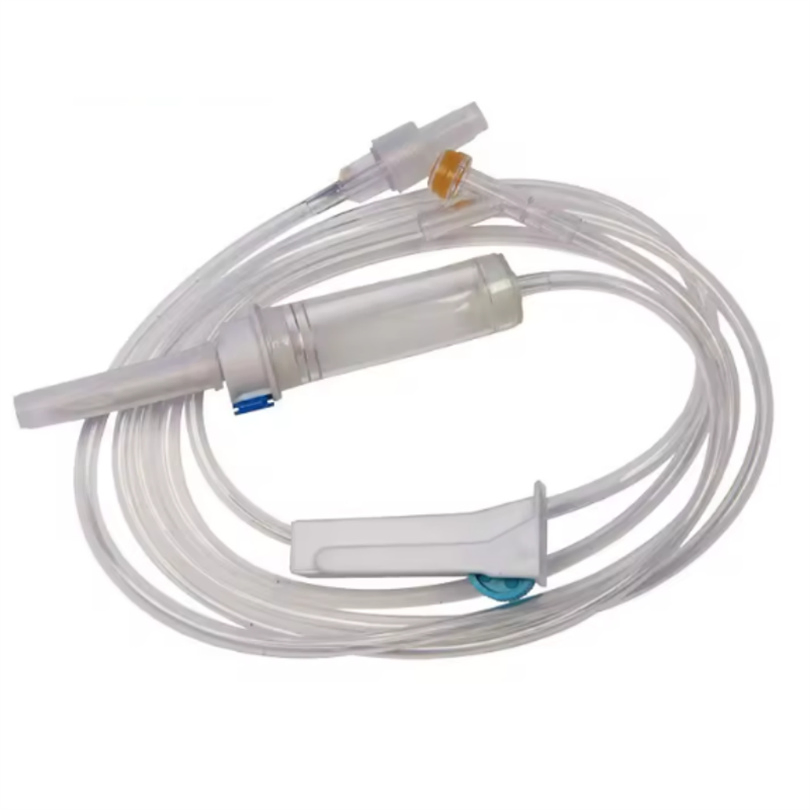 Conjunto de extensión de infusión intravenosa médica con 5ml/H-250ml/H regulador de flujo