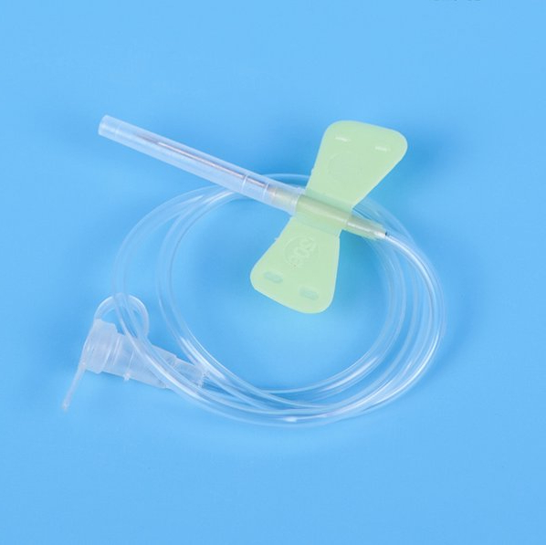 Juego de aguja de infusión intravenosa desechable de seguridad de fábrica de China