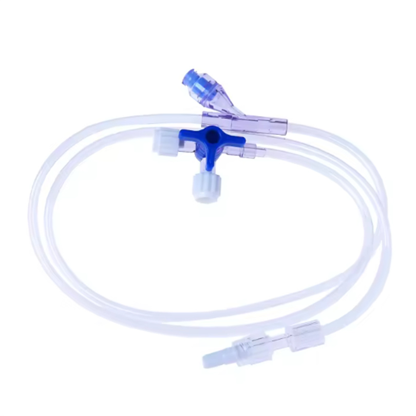 Conjunto de extensión de infusión intravenosa médica con 5ml/H-250ml/H regulador de flujo