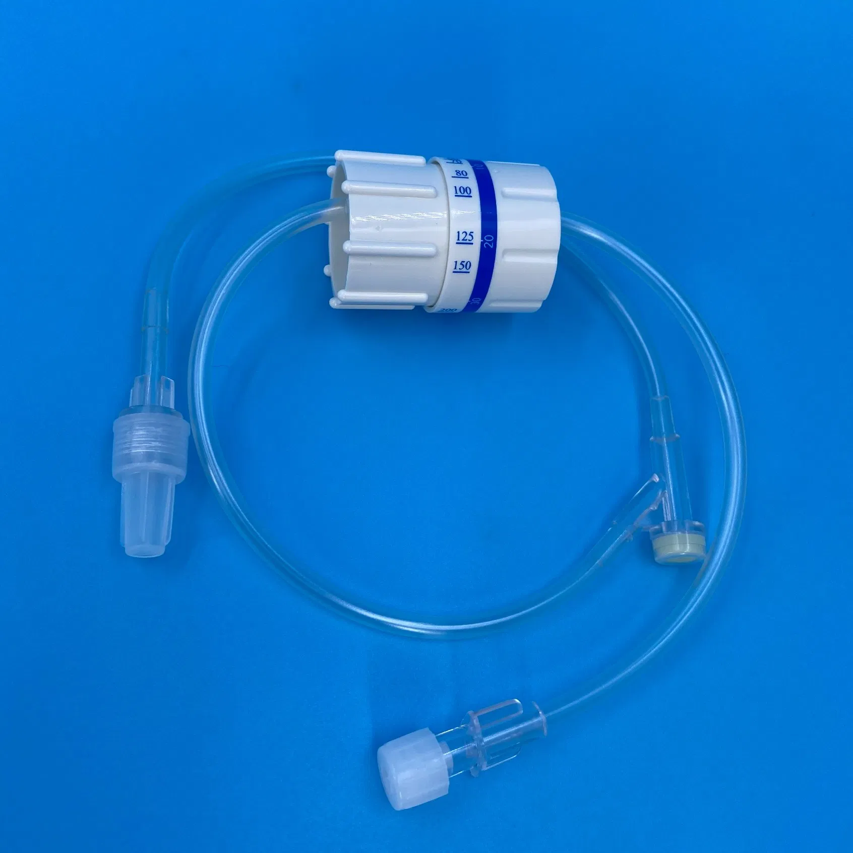 Conjunto de infusión médica desechable estéril de control de flujo de precisión con filtro