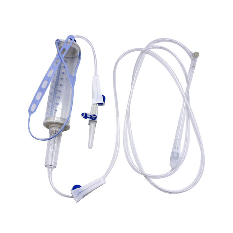 Conjunto de infusión desechable médico pediátrico de volumen medido bureta 100ml, 120ml, 150ml