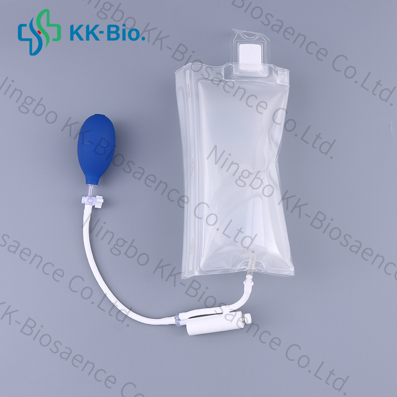 Bolsa de Presión de Infusión Desechable 500ml para Infusión Rápida de Sangre y Fluidos Bolsa de Sangre