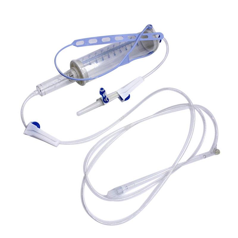 Conjunto de infusión desechable médico pediátrico de volumen medido bureta 100ml, 120ml, 150ml