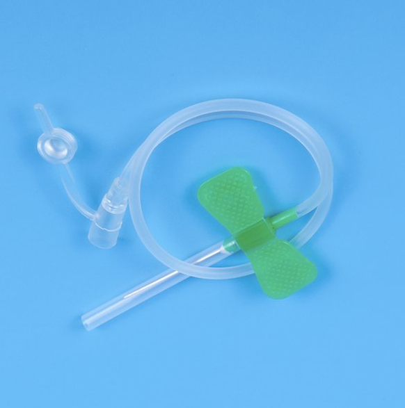Juego de aguja de infusión intravenosa desechable de seguridad de fábrica de China