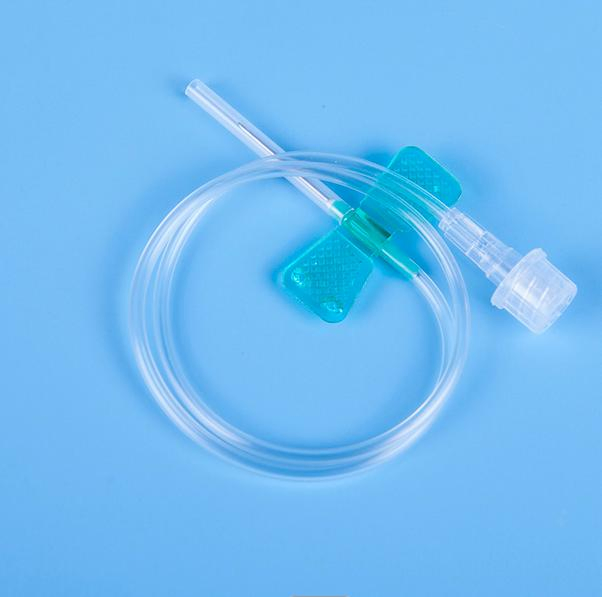 Juego de aguja de infusión intravenosa desechable de seguridad de fábrica de China