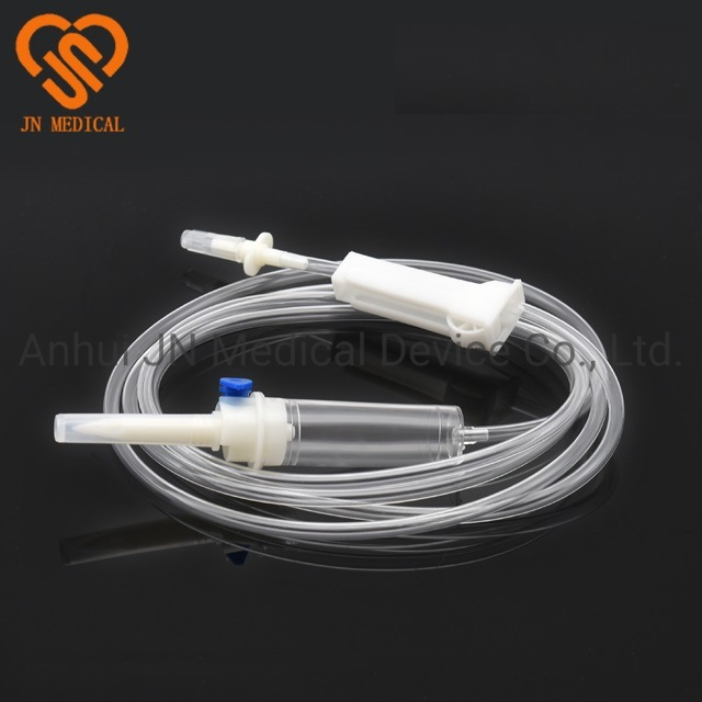 Conjunto de infusión con blíster o embalaje PE con 21g aguja médica