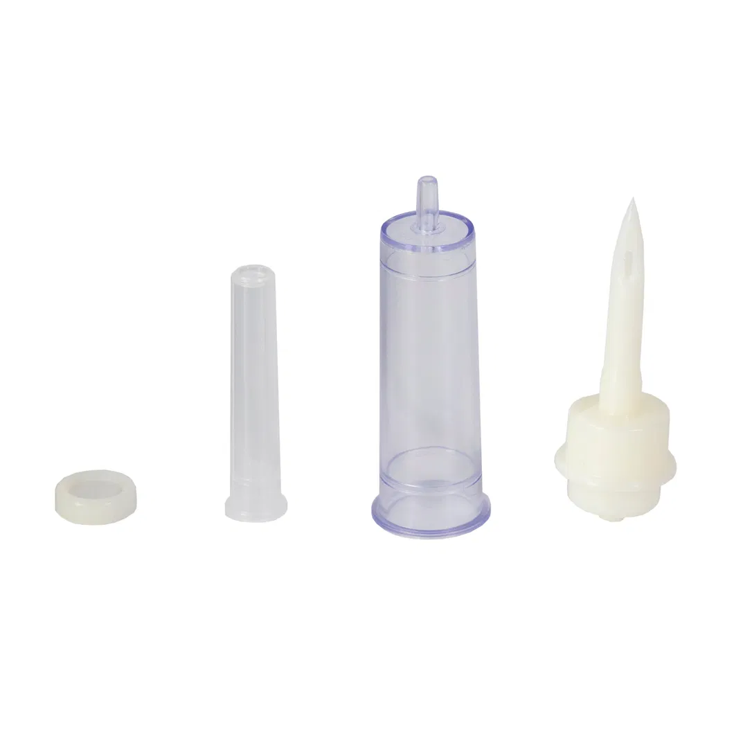 Conjunto de infusión médica desechable con aguja, bureta y filtro