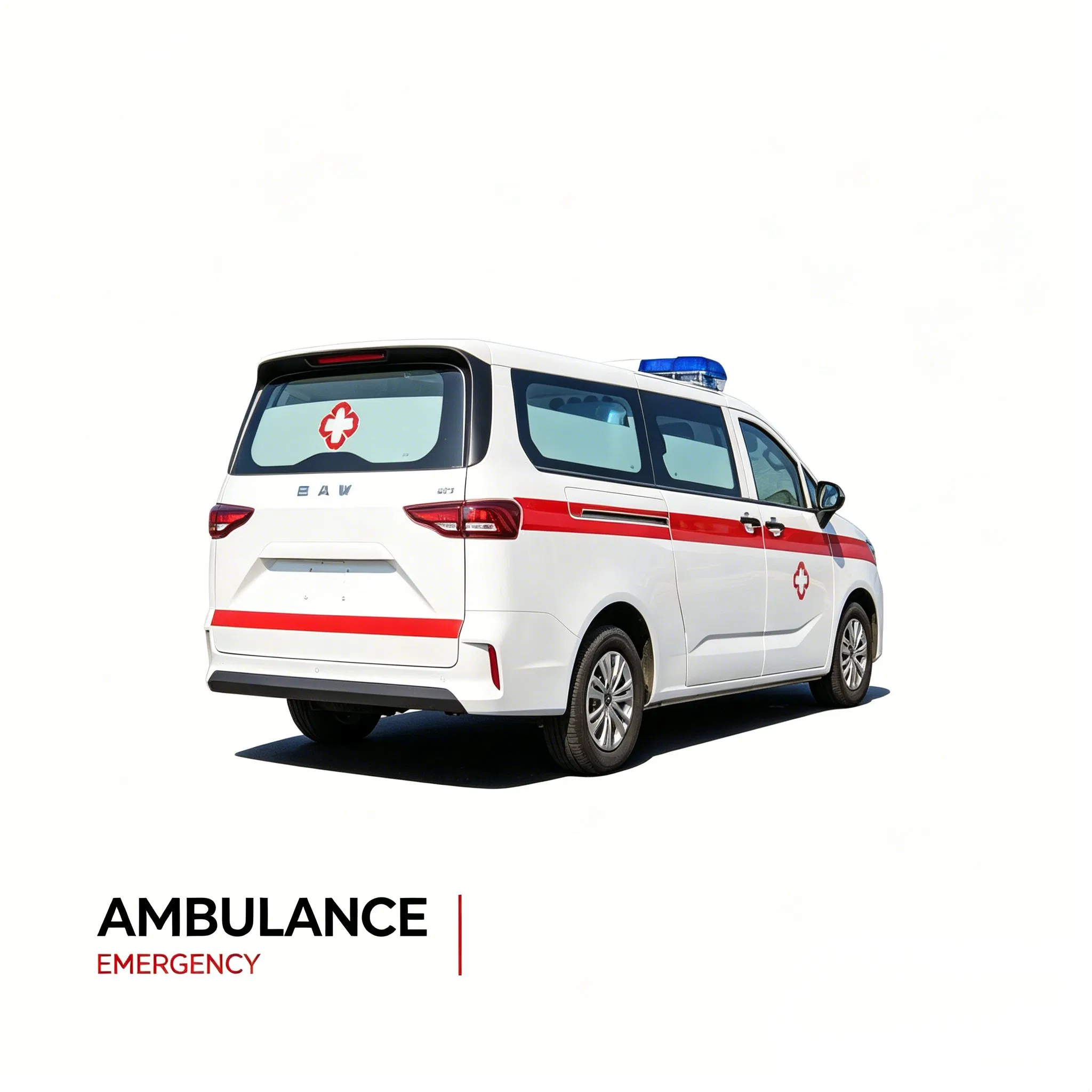 Monitoreo de tipo de transferencia BAW ambulancia diésel con cabina neonatal para rescate médico hospitalario