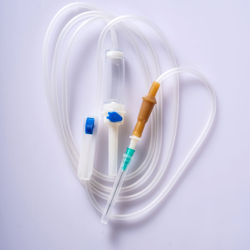 Conjunto de infusión desechable con aguja para señuelos