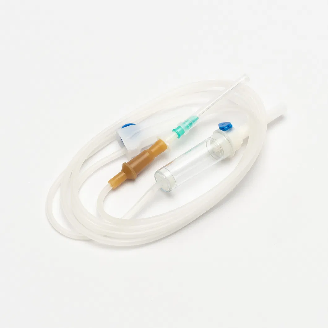 Conjunto de infusión desechable con aguja para señuelos