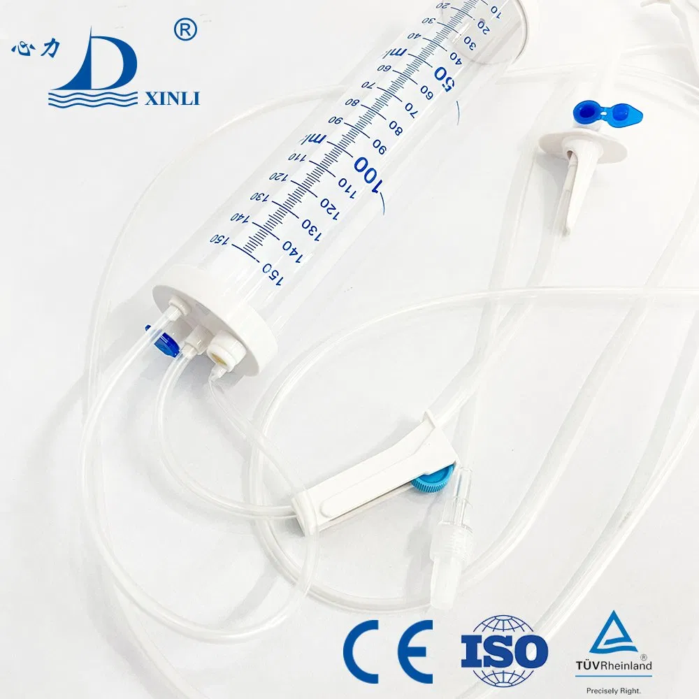 100ml 150ml 200ml Uso pediátrico Set de infusión tipo IV con bureta