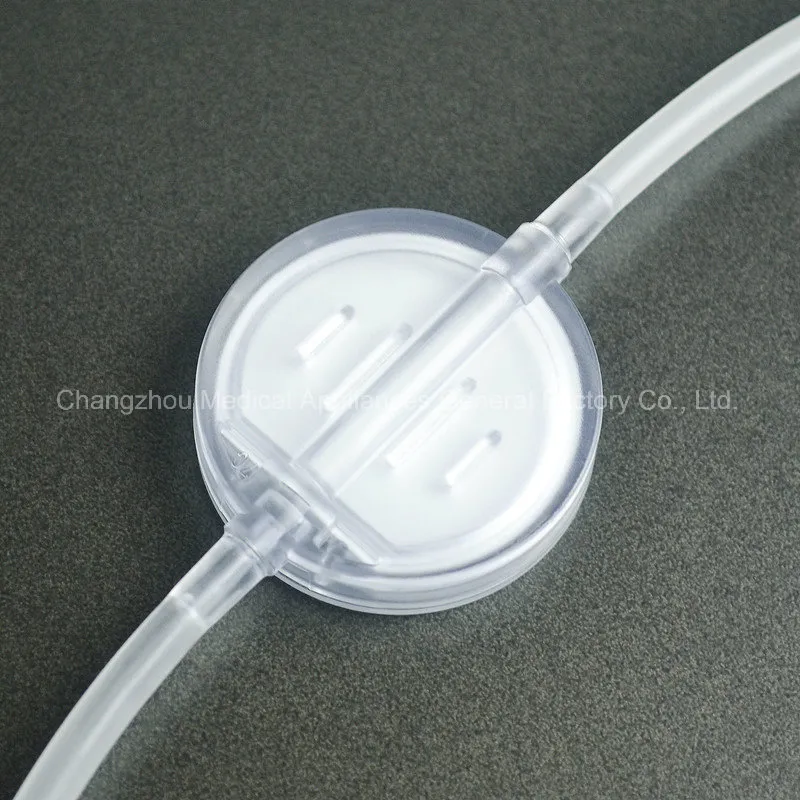 Conjunto de infusión de precisión IV médico con controlador de flujo preciso