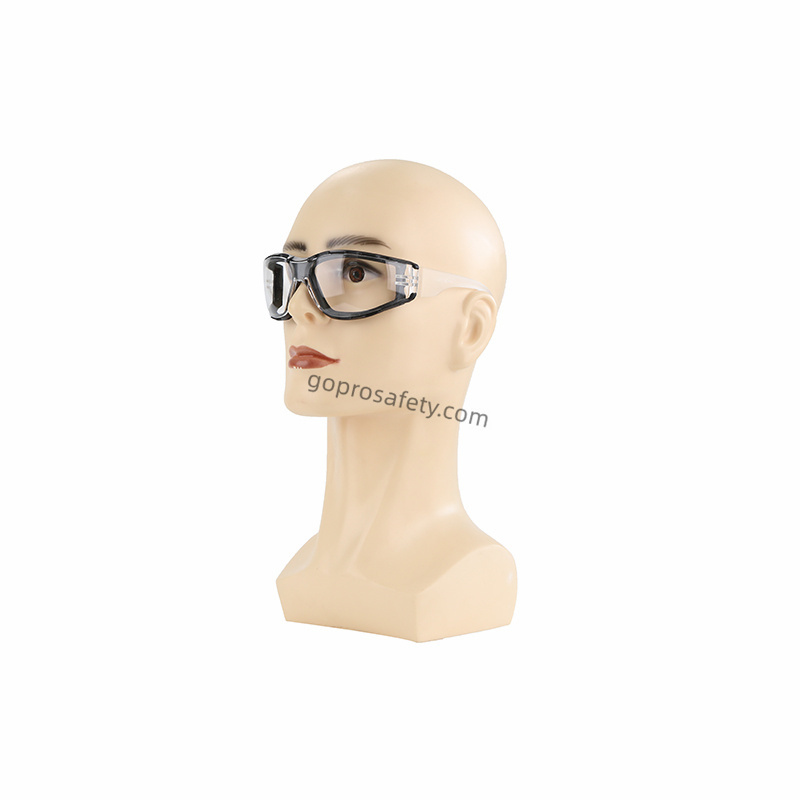 Discount Foam-Lined Safety Glasses with Impact Rated and UV Protected Polycarbonate Lens Factory, Factories