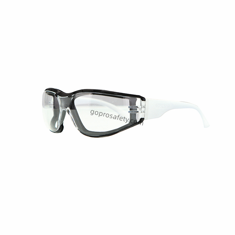 Discount Foam-Lined Safety Glasses with Impact Rated and UV Protected Polycarbonate Lens Factory, Factories