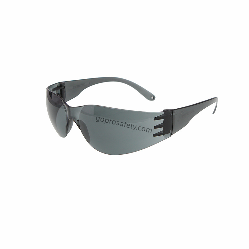 Frameless Scratch Resistant Safety Glasses Detail