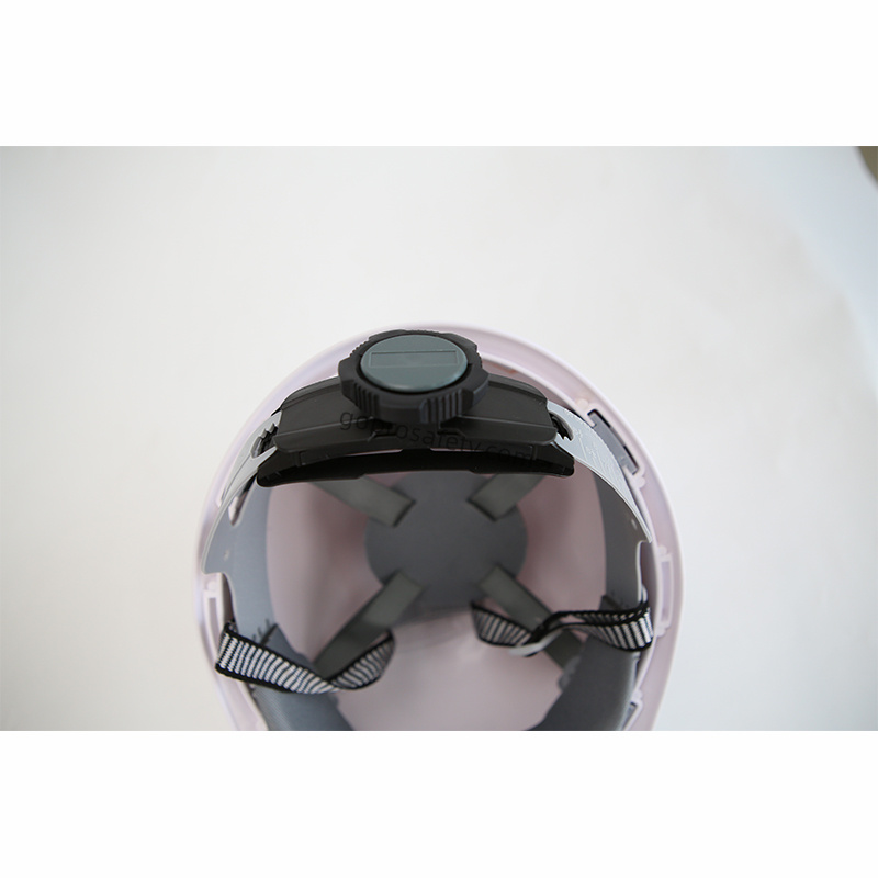 V Top Front Brim Safety Helmet Side View