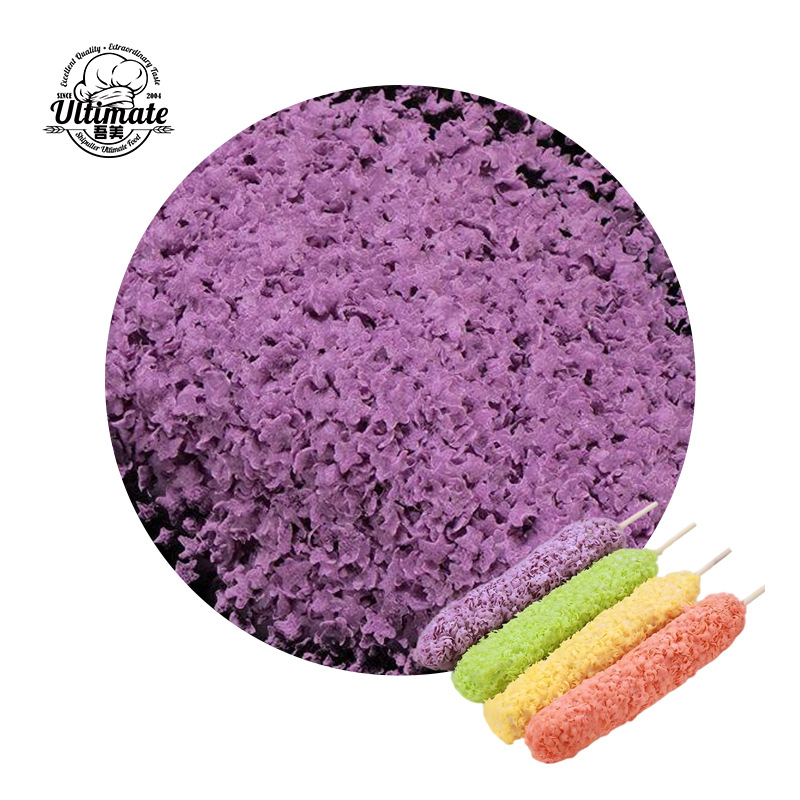 Panko breadcrumbs are a crispy purple breading used for commercial fried chicken cutlets and pumpkin cakes.