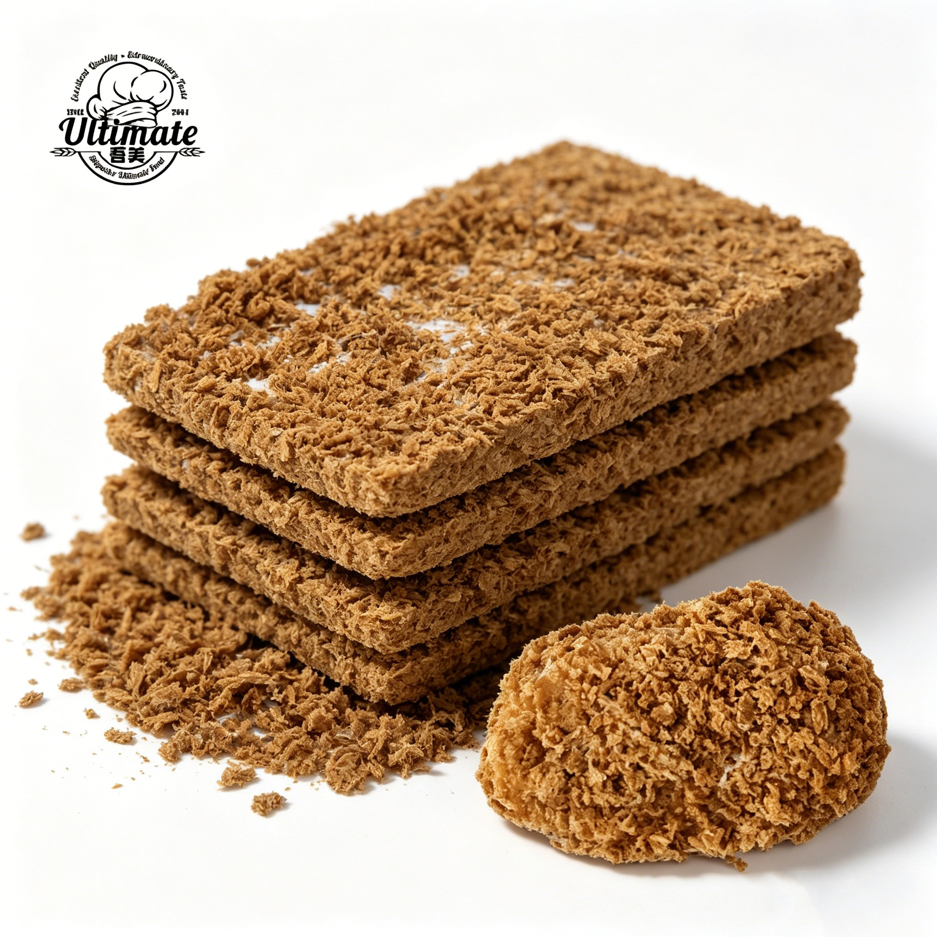 Wumei brown breadcrumbs wholesale commercial use, large bags (20 catties) for coating fried chicken strips and cutlets, breadcrumbs, specifically for fried chicken.