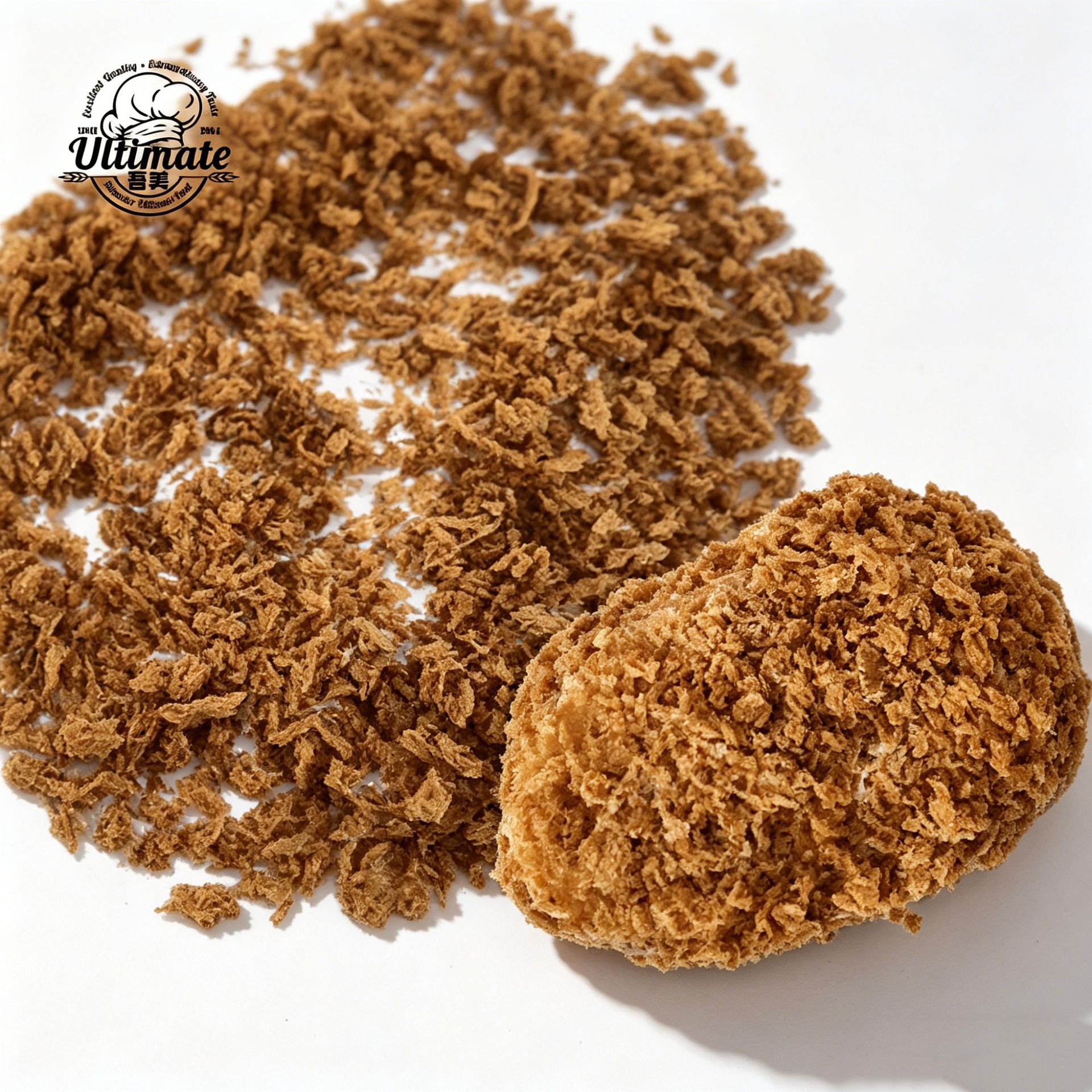 Wumei brown breadcrumbs wholesale commercial use, large bags (20 catties) for coating fried chicken strips and cutlets, breadcrumbs, specifically for fried chicken.