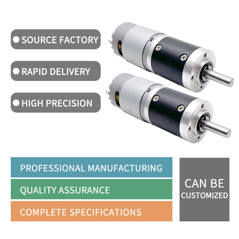 High Torque Brushed GMP28 28mm 12V DC Electric Gearbox Planetary Gear Motor with Encoder