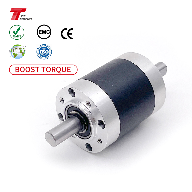GMP42 TT Motor Dual Axle DC 24 Volt 30 Kg.cm Low Speed Planetary Reduction Box Mental Shaft for Recreational Vehicle