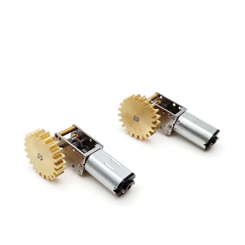 TWG1220-N30VA High Torque High Efficiency Worm Gear Motor for Robot,Worm Gearbox 12*20mm Plus N30 Permanent Magnet DC Motor
