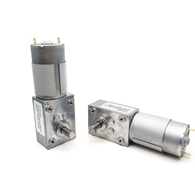 High Torqu Motor Worm Gear Motor TWG4058-555PM 12v Electric Permanent Magnet Brush DC Motor Plus 40*58mm Worm Gearbox