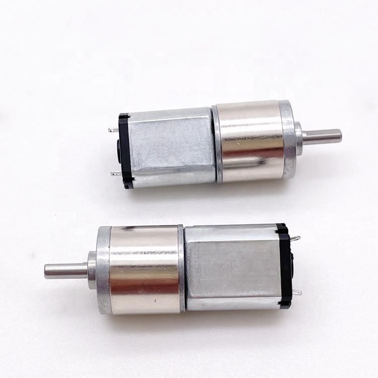 China Factory Micro Gear Motor 16mm Long Shaft Screw Shaft 12v Dc Motor