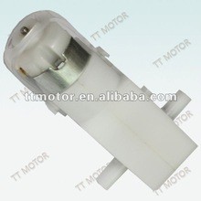 High Torque Yellow Plastic Small Power for DIY Toys DC Moter