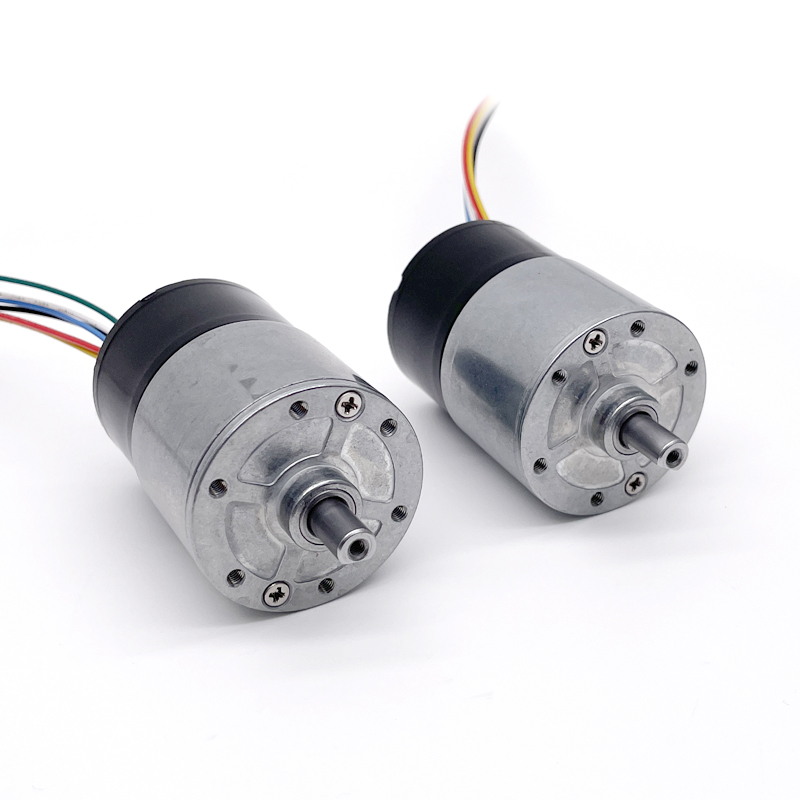 Small Electric Motor 37mm Gearbox  24v Dc Electric Motor 12v Dc 7rpm 700 Rpm Motor with Reduction Gearbox