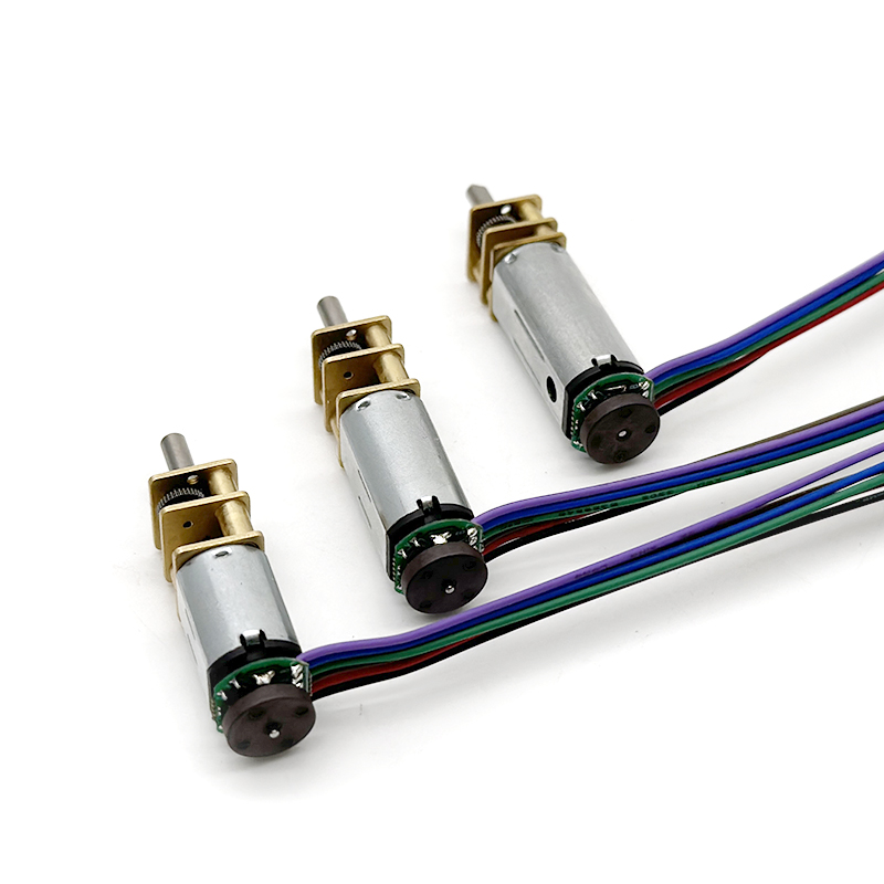 Small N10 N20 Metal Gear Reducer Motors 3v 5v 6v DC Spur Geared Motor With Optional Encoder 3ppr 7ppr