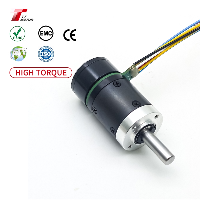 Outer Rotor BLDC Planetary Gear Motor 12V 24V 6-1750RPM High Torque Compact Design for Industrial Automation