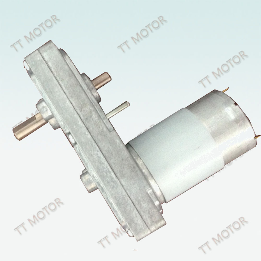 100rpm Low Speed L-shape Dc Motor with Eccentric Out Shaft Gearbox