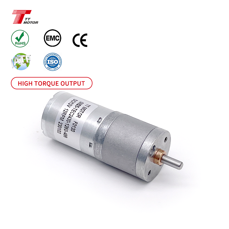 TT Motor Small Brushless Gear Motor GM25-TEC2430 Pwm Controller 12v Gear Motor with Encoder