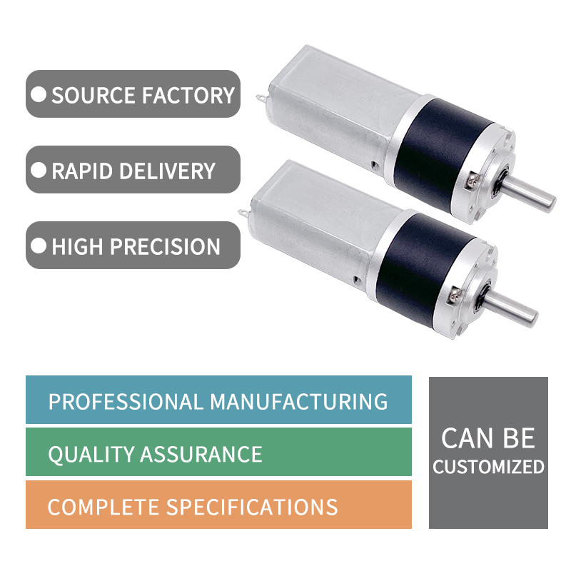 Factory Direct 22mm Planetary Gearbox 6V 12V 24V 3kg.cm High Torque Dc Planetary Gear Motor with Rohs Certificate
