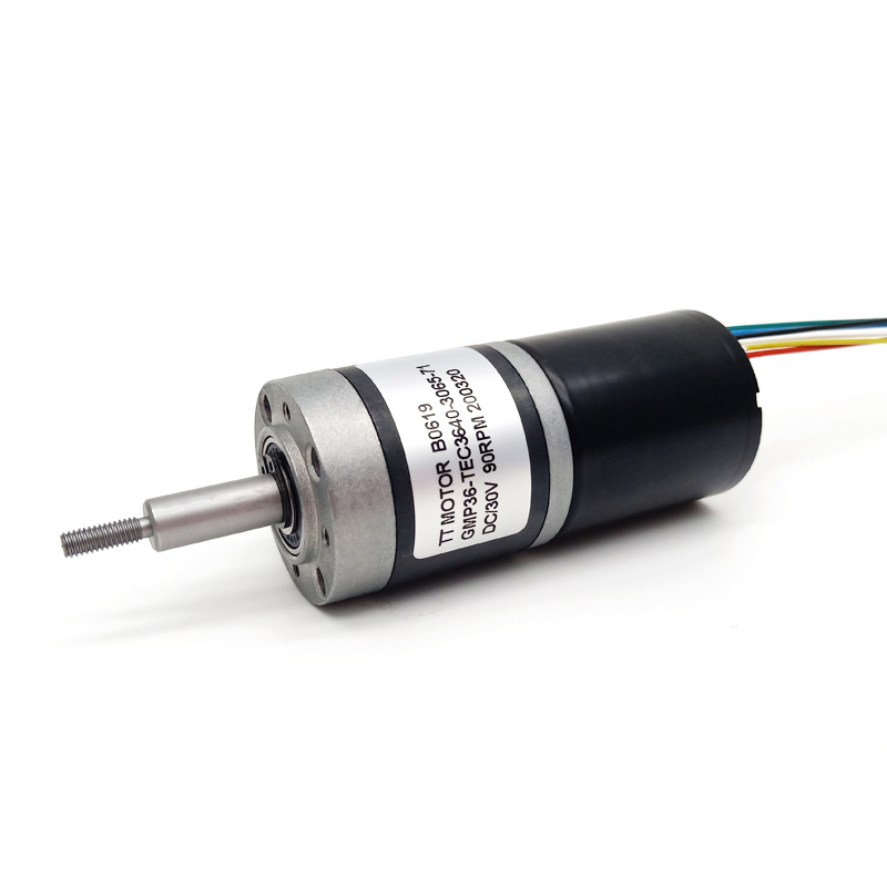 China Supply 36mm 24V 12V DC 20rpm Round Sensored Mini BLDC Planetary Gear Motor