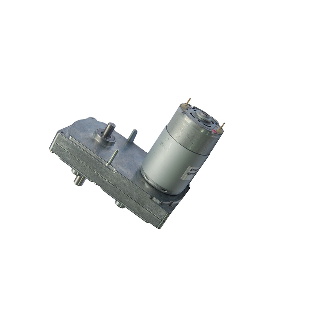 Electric 12 Volt Right Angle Reversible Low Speed 60 RPM High Torque Output Shaft 8mm Motor Electric