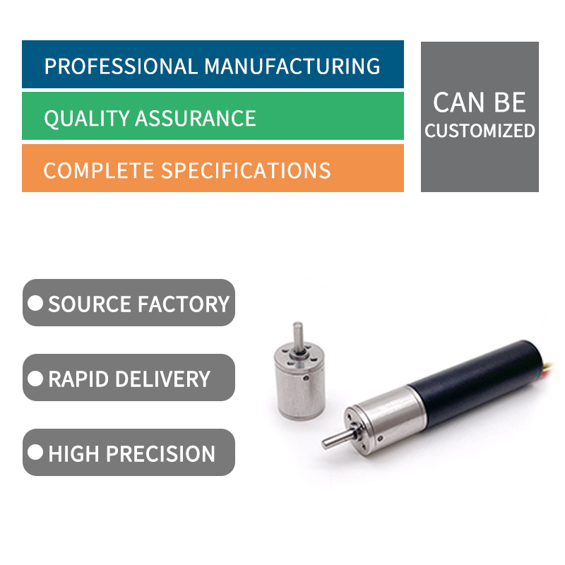 Mini Small Brushed Brushless Coreless Motor 3V 6V 12V 24V for Home Appliances Permanent Magnet DC Motor Can Add Encoder/Gearbox