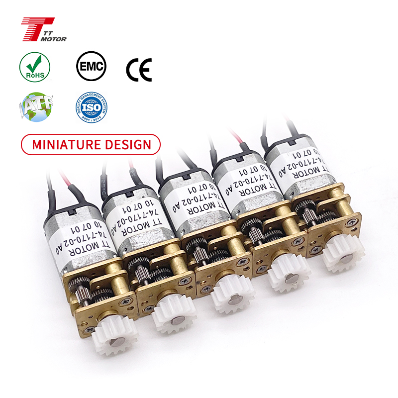 TT MOTOR Low RPM Speed Small GM12 Mini Brushed Micro High Torque 12mm 5V N20 Electric Geared DC Motor for Electric Car Fan