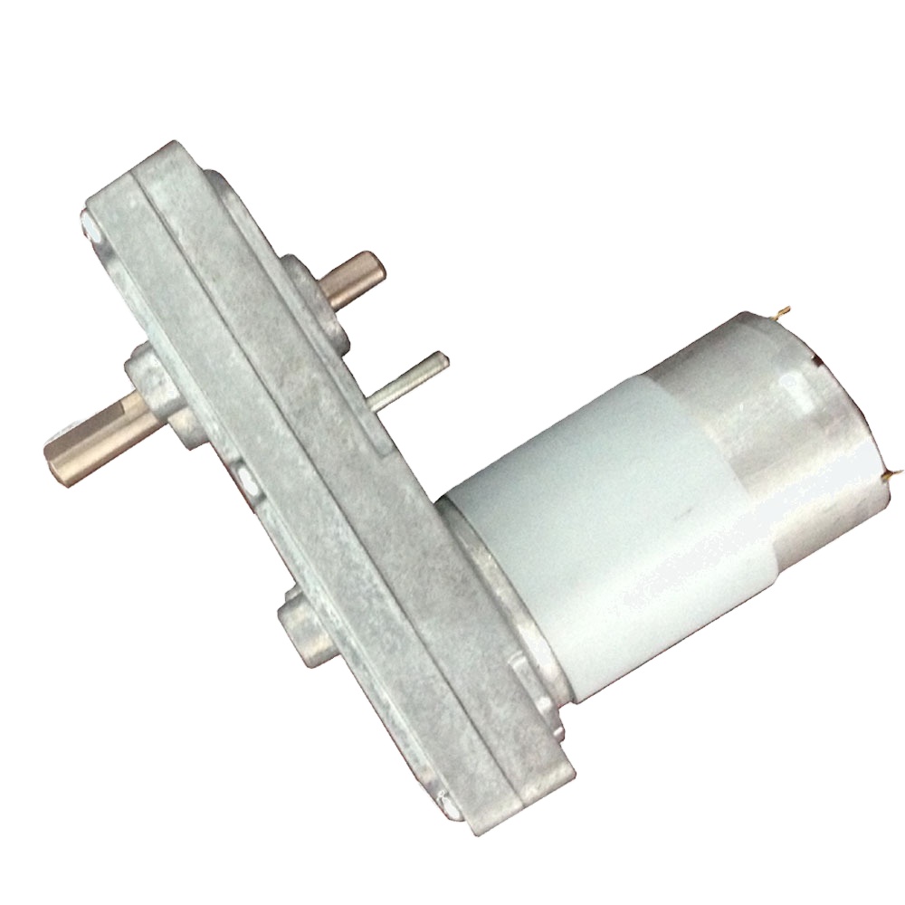 100rpm Low Speed L-shape Dc Motor with Eccentric Out Shaft Gearbox