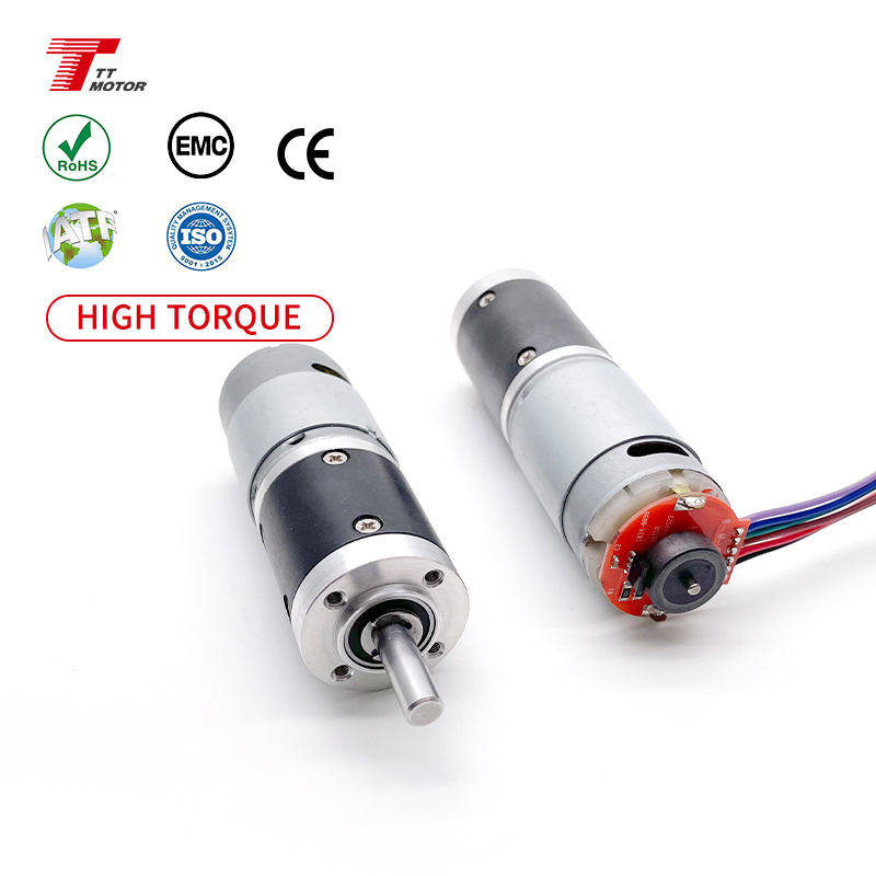 Dc 24v Micro Gear Motor Lawn Mower Gearbox Brush Motor for Robotic
