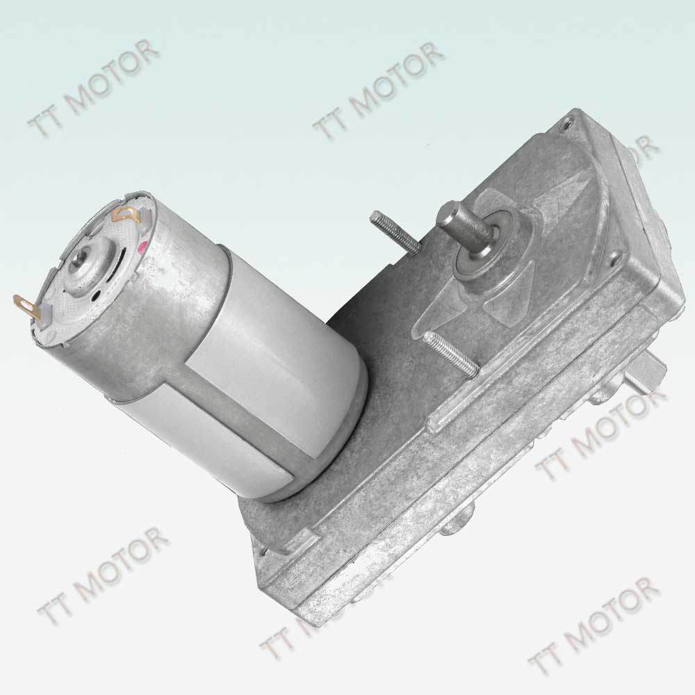 100rpm Low Speed L-shape Dc Motor with Eccentric Out Shaft Gearbox Profile
