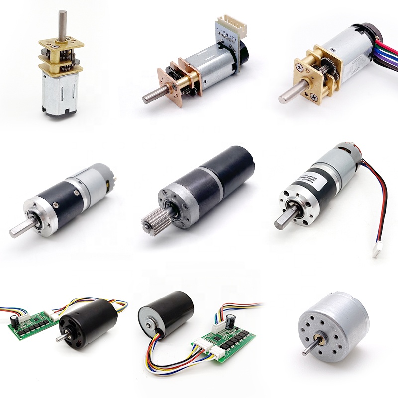Small N10 N20 Metal Gear Reducer Motors 3v 5v 6v DC Spur Geared Motor With Optional Encoder 3ppr 7ppr