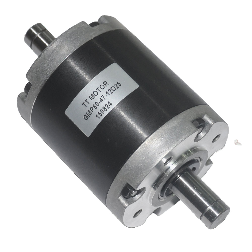 Ratio 4:1 Reduction Planetary Gear Box with Dual Shaft Front View