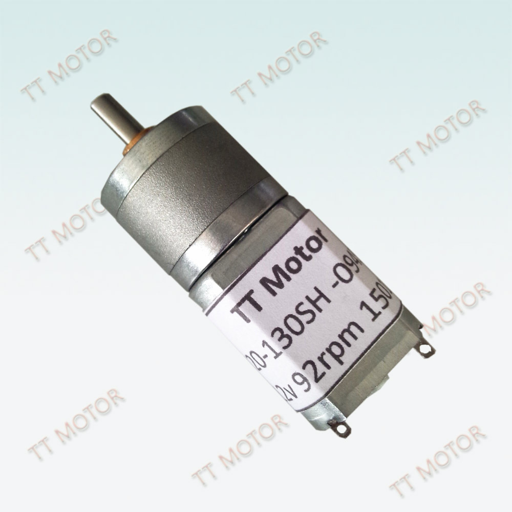 20mm Dc Permanent Magnet Geared Motor GM20-130SH 6v 12v 24v High Torque Mini Size 15rpm 100rpm 290rpm  Micro Gear Motor
