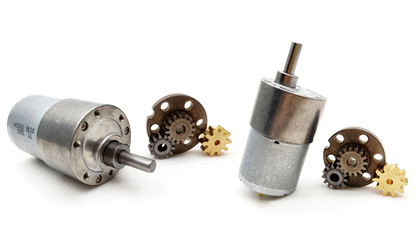 Low Noise 37mm Rotary Motor with Spur Gearbox