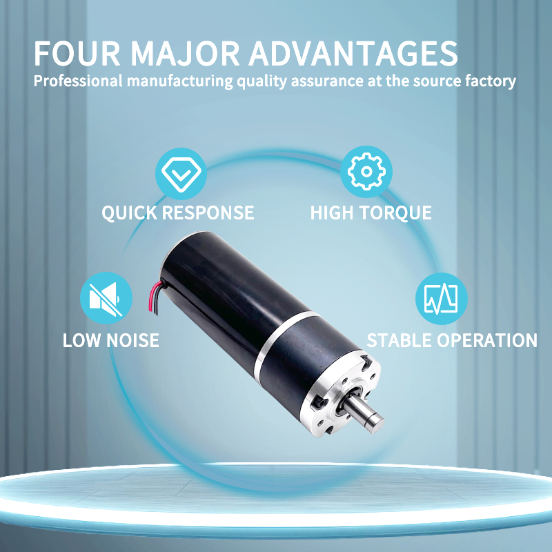 High Quality Electric Motor High Torque 200 Kg.cm 12v Dc Motor 24v Motor with Planetary Gearbox 60mm