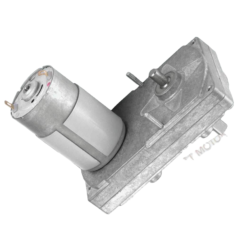 100rpm Low Speed L-shape Dc Motor with Eccentric Out Shaft Gearbox